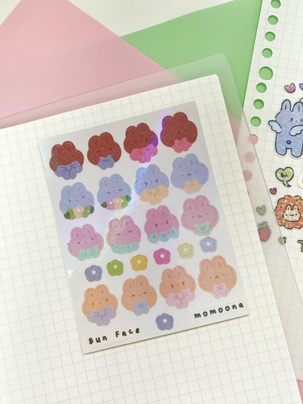 Bun Face Sticker Sheet | Bun Life