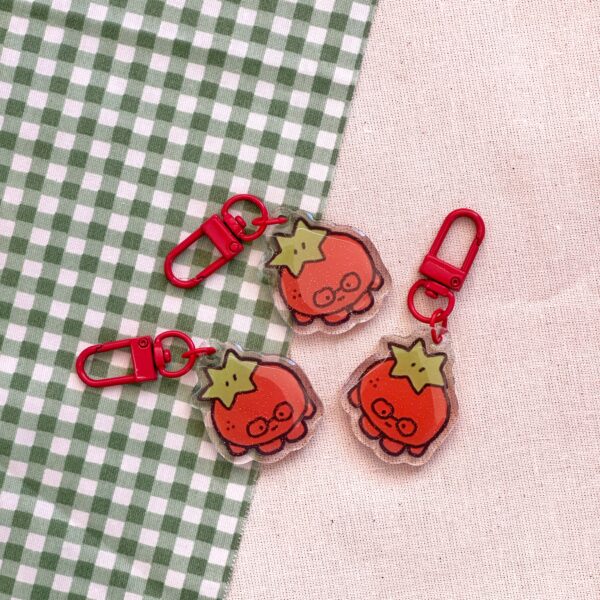 Shy Toma Mini Charm | Peachville Pocket Residents