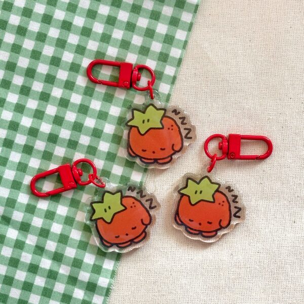 Sleepy Toma Mini Charm | Peachville Pocket Residents