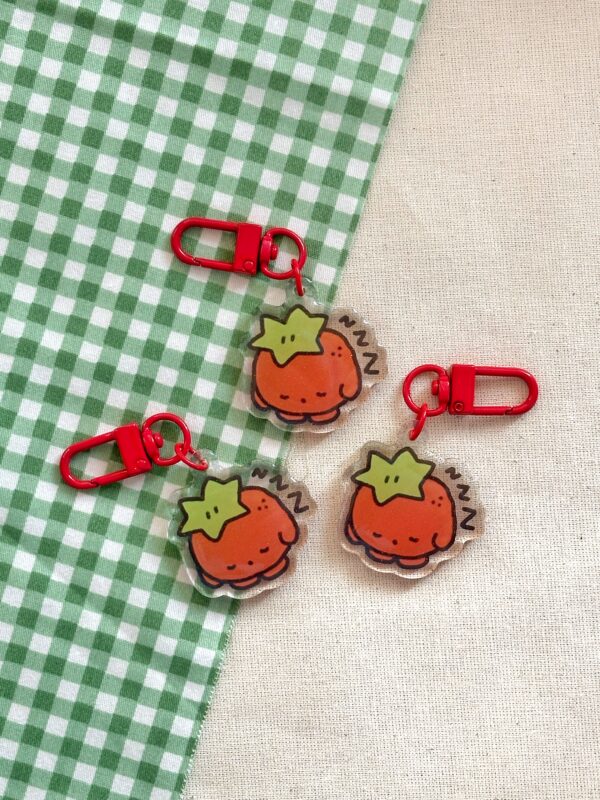 Sleepy Toma Mini Charm | Peachville Pocket Residents
