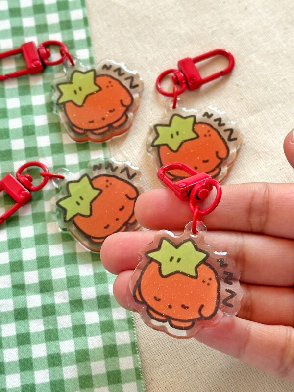 Sleepy Toma Mini Charm | Peachville Pocket Residents - Image 2