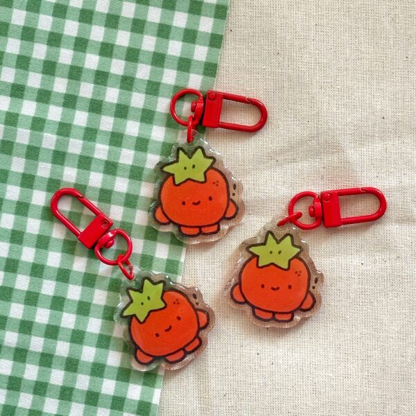 Happy Toma Mini Charm | Peachville Pocket Residents