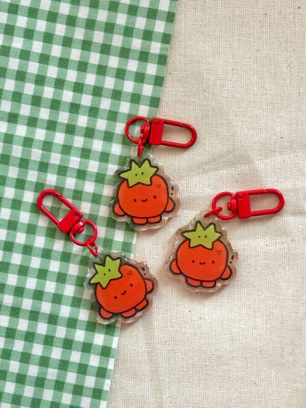 Happy Toma Mini Charm | Peachville Pocket Residents
