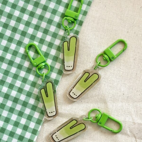 Leek Mini Charm | Peachville Pocket Residents