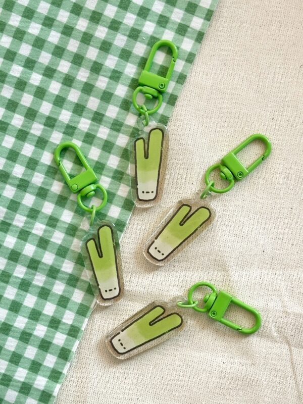Leek Mini Charm | Peachville Pocket Residents