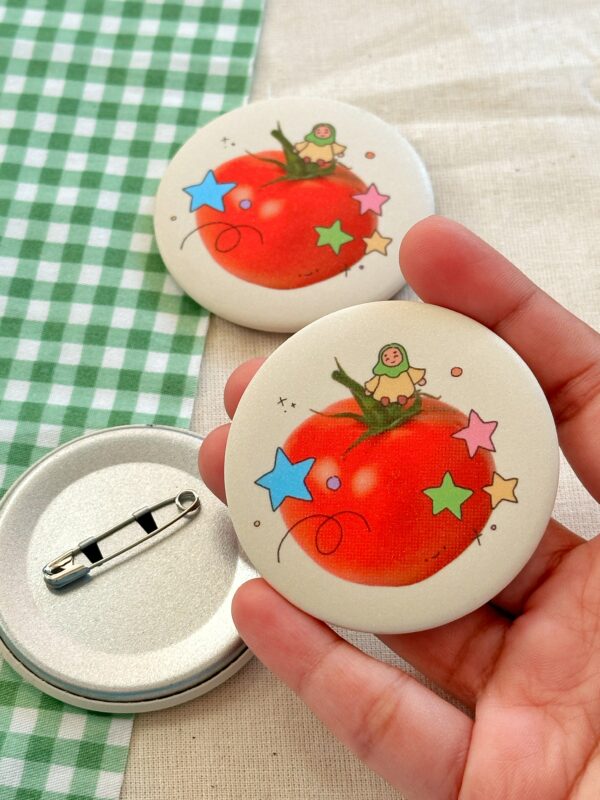 Toma Wurld Glitter Badge - Image 2