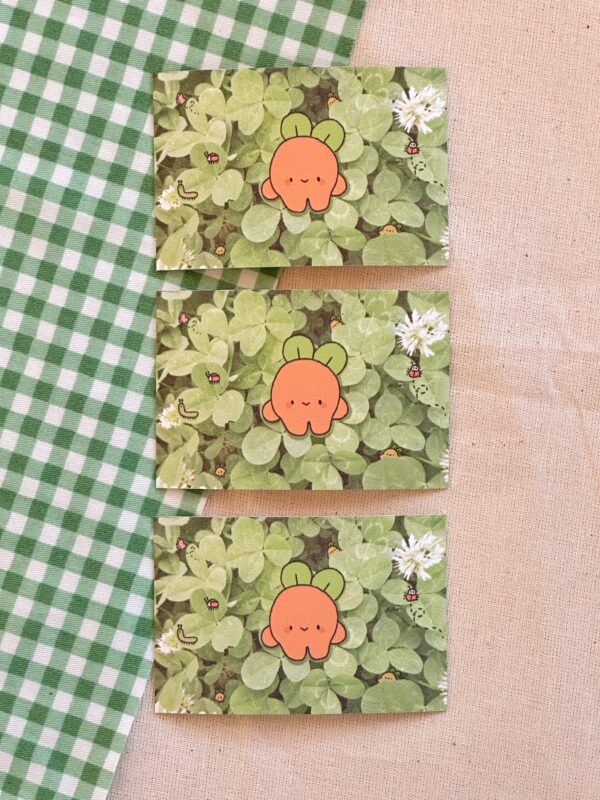 momoona sticker bug world clover