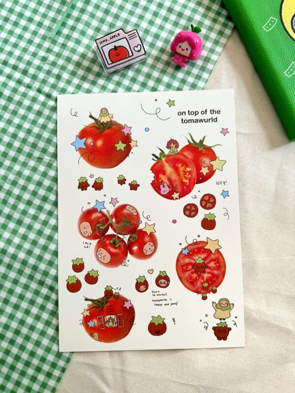Tomawurld A5 Print | Fruit Wurld